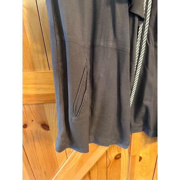 Life in Progress Womens Blazer Sz S Gray Open Drape Lightweight (3949) - Picture 2 of 6